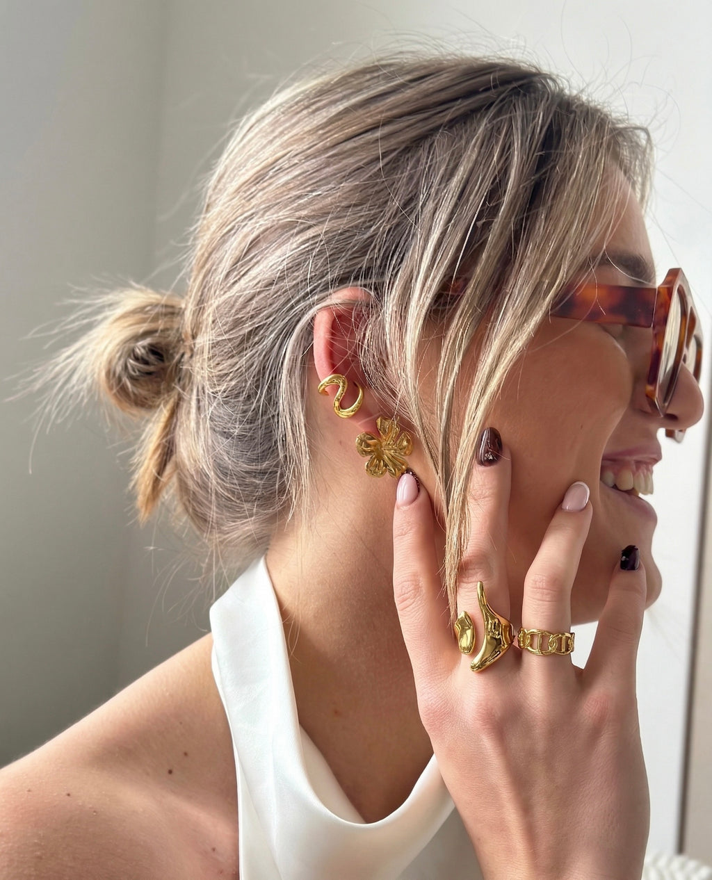 Boucles d'oreilles Flora