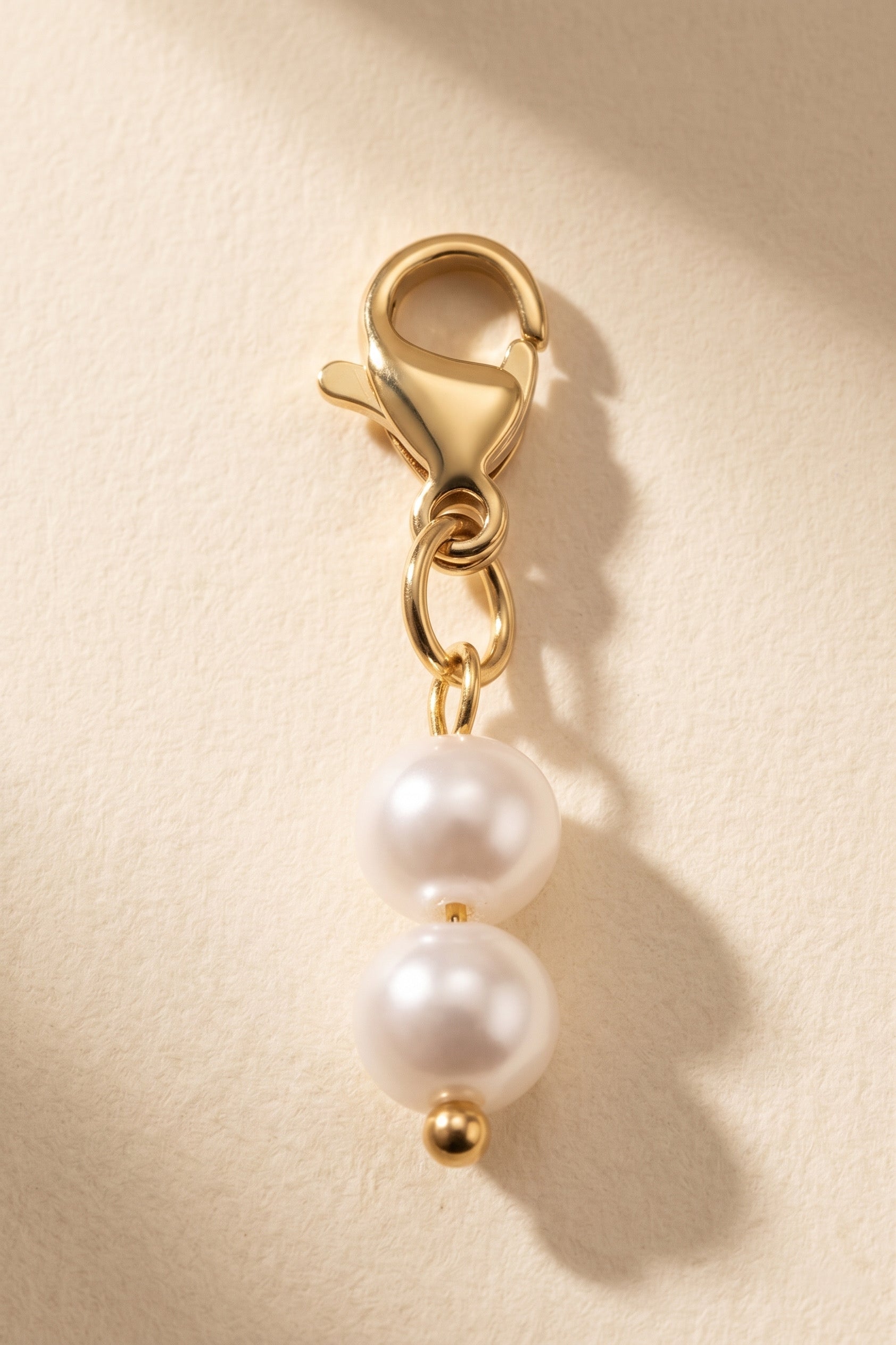 Charm double perle